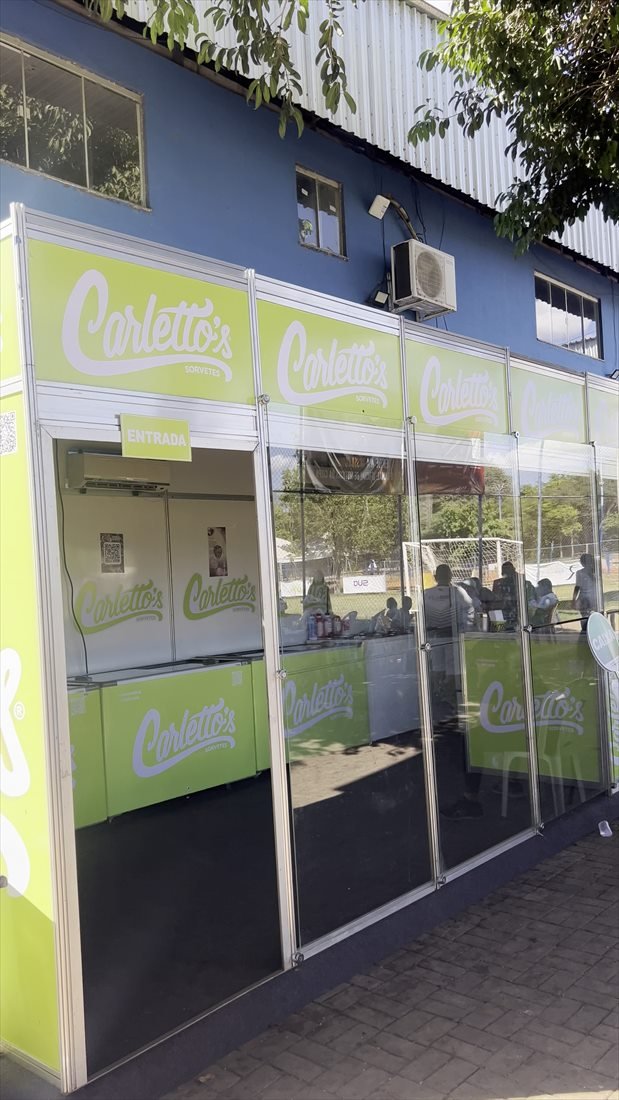 Barraca de alimentação da Copa Futebol Campeão