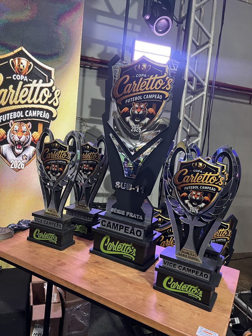 Troféus da Copa Futebol Campeão