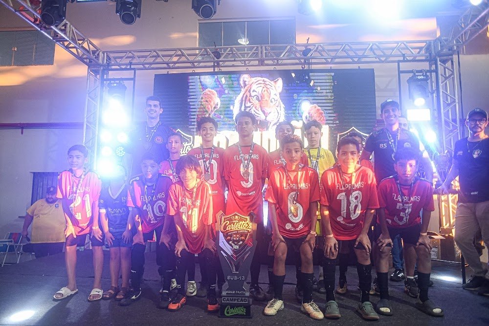 Equipe Sub-13 da Copa Futebol Campeão